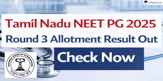 Tamil Nadu NEET PG 2025 Round 3 Allotment Result Out; Check Now @tnmedicalselection.net